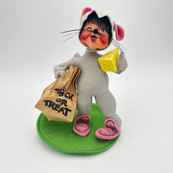 Annalee Other - Vintage 1995 Annalee 7" Halloween Mouse Trick or Treat Bag Cheese